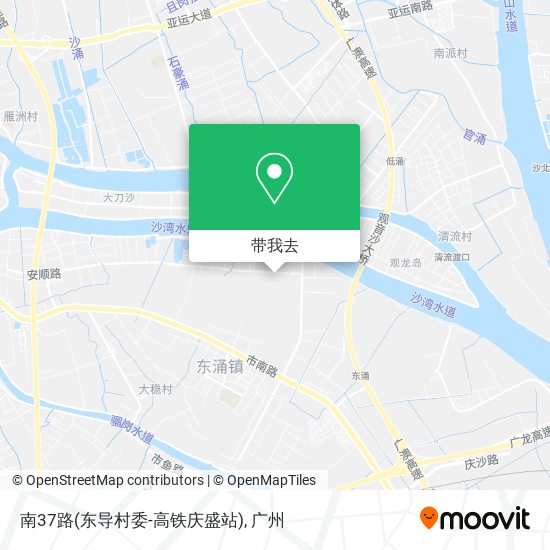 南37路(东导村委-高铁庆盛站)地图