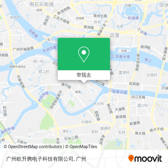 广州欧升腾电子科技有限公司地图