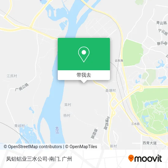 凤铝铝业三水公司-南门地图