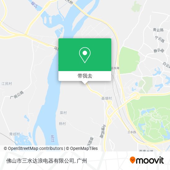 佛山市三水达浪电器有限公司地图