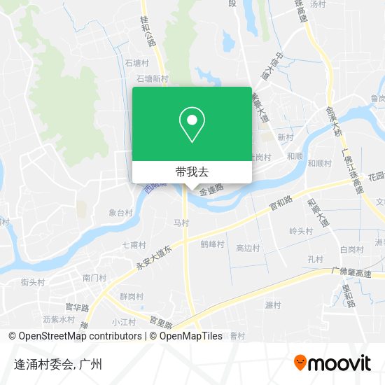 逢涌村委会地图