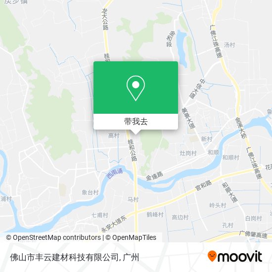 佛山市丰云建材科技有限公司地图