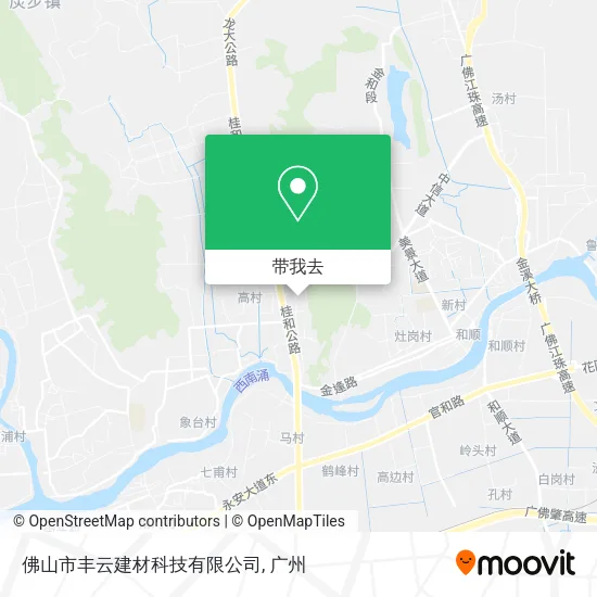 佛山市丰云建材科技有限公司地图
