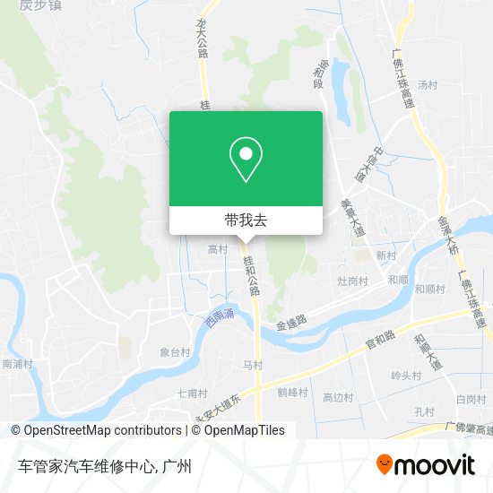 车管家汽车维修中心地图