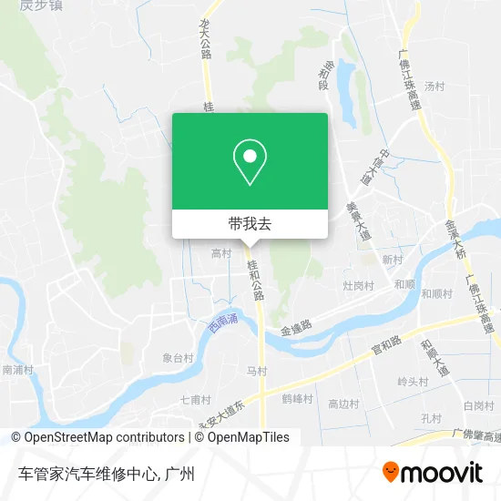 车管家汽车维修中心地图