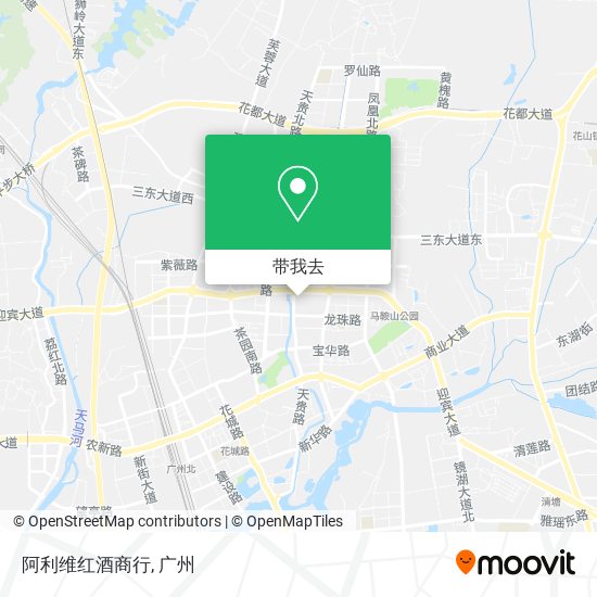 阿利维红酒商行地图