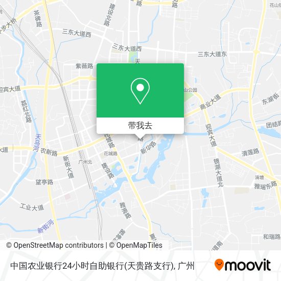 中国农业银行24小时自助银行(天贵路支行)地图