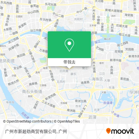广州市新超劲商贸有限公司地图