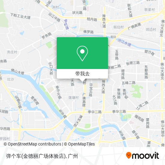 弹个车(金德丽广场体验店)地图