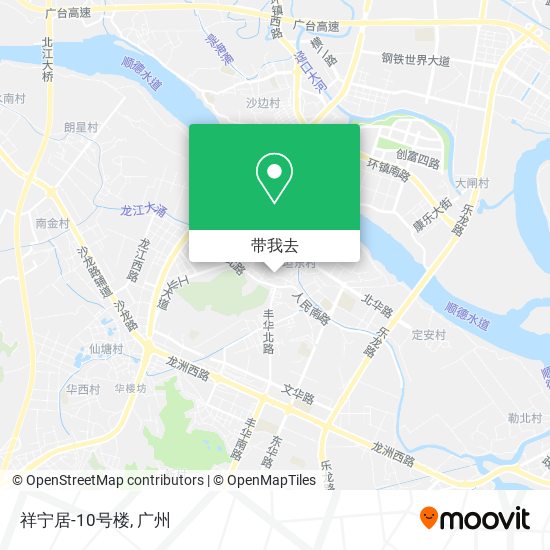 祥宁居-10号楼地图