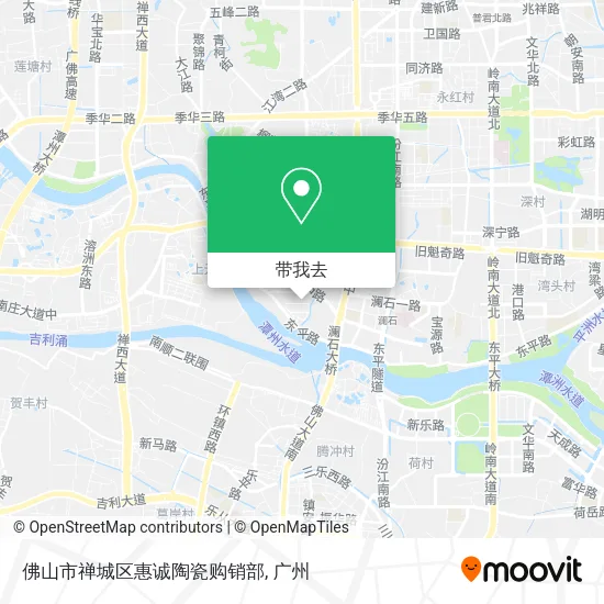 佛山市禅城区惠诚陶瓷购销部地图