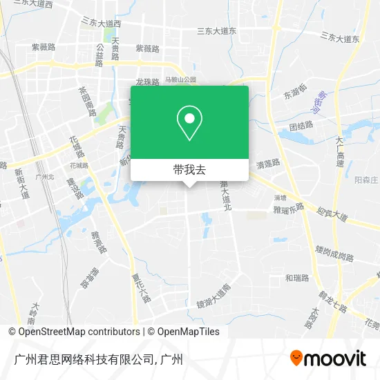 广州君思网络科技有限公司地图