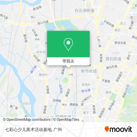 七彩心少儿美术活动基地地图