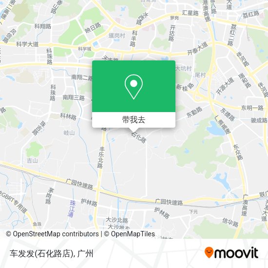 车发发(石化路店)地图