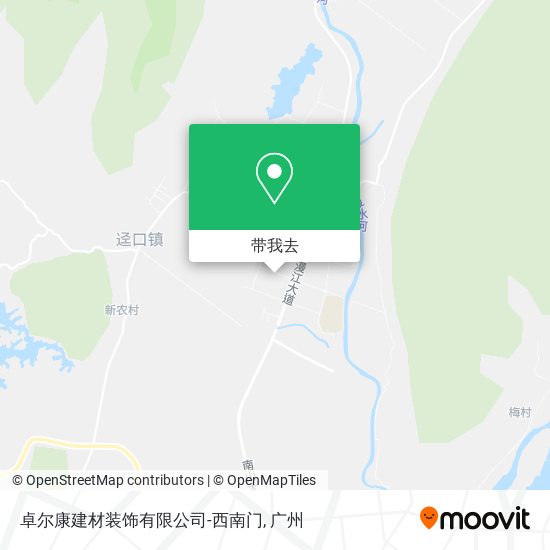 卓尔康建材装饰有限公司-西南门地图