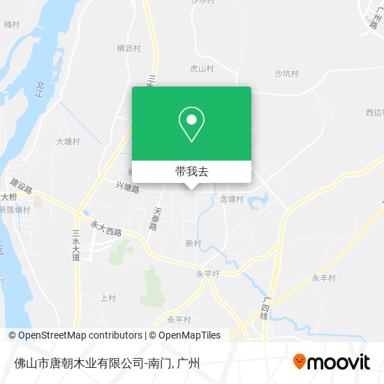 佛山市唐朝木业有限公司-南门地图