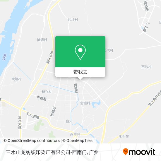 三水山龙纺织印染厂有限公司-西南门地图