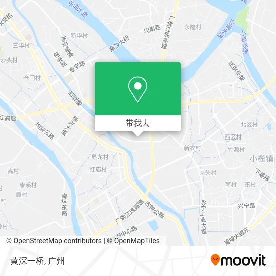 黄深一桥地图