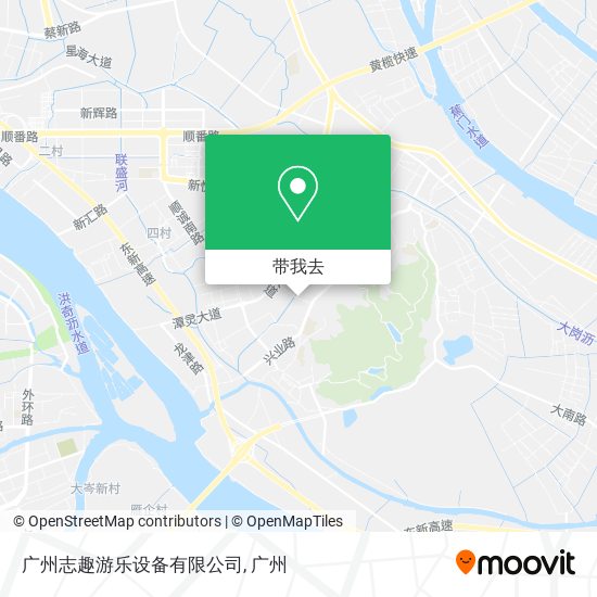 广州志趣游乐设备有限公司地图