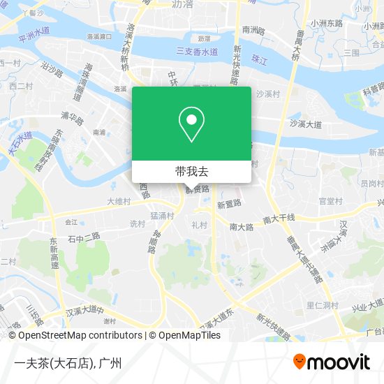 一夫茶(大石店)地图