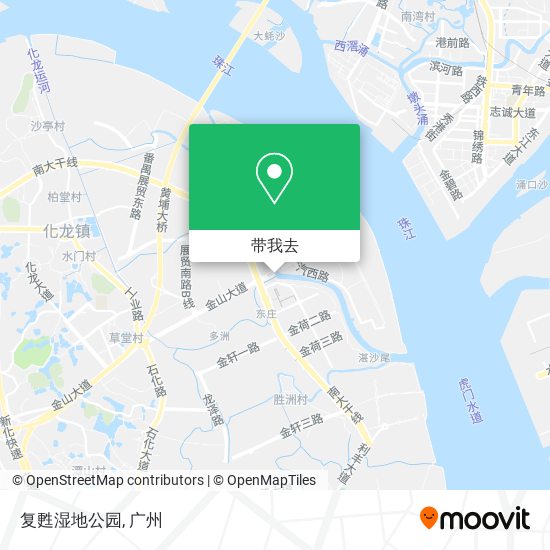 复甦湿地公园地图