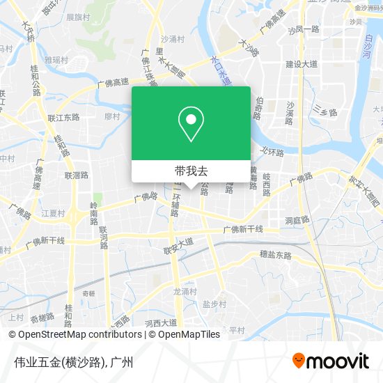 伟业五金(横沙路)地图
