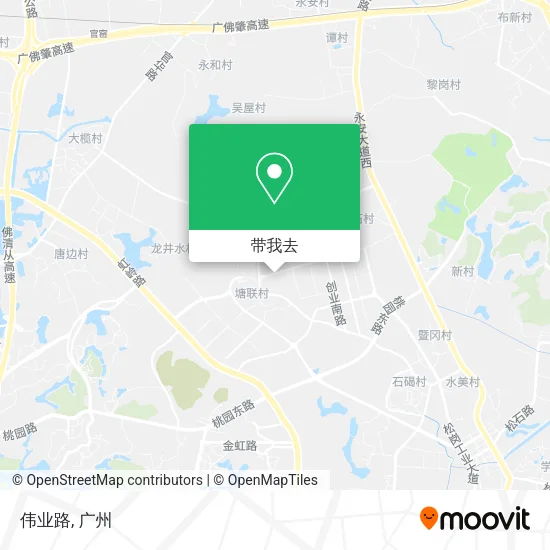 伟业路地图