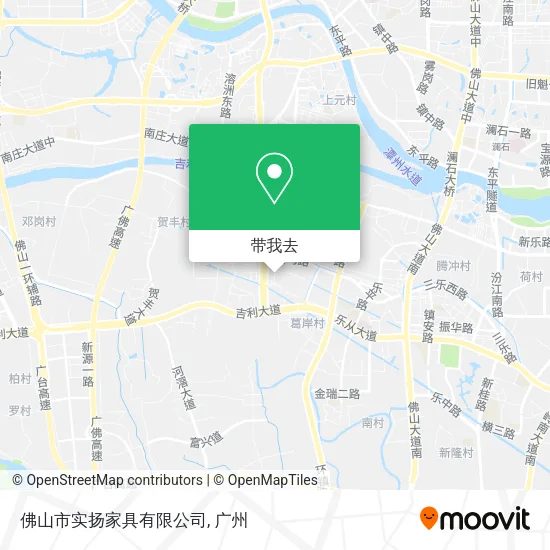 佛山市实扬家具有限公司地图