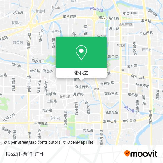 映翠轩-西门地图