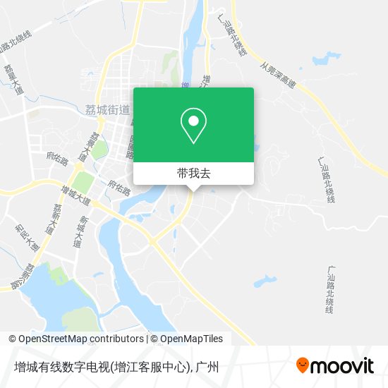 增城有线数字电视(增江客服中心)地图