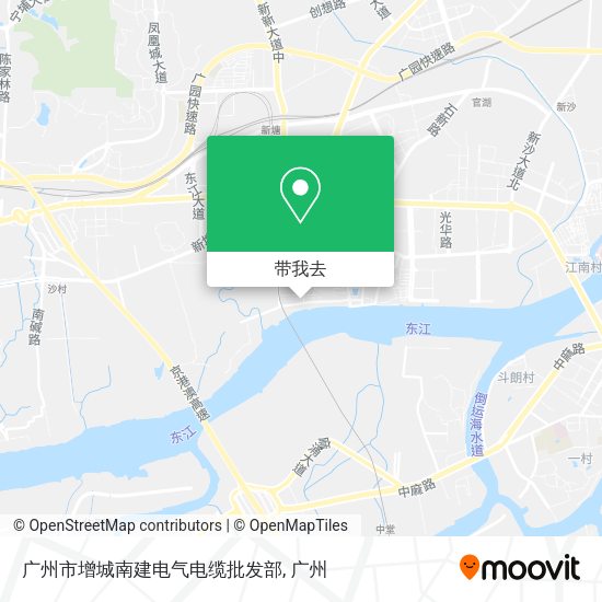 广州市增城南建电气电缆批发部地图