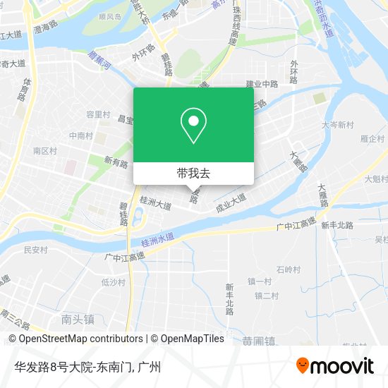华发路8号大院-东南门地图