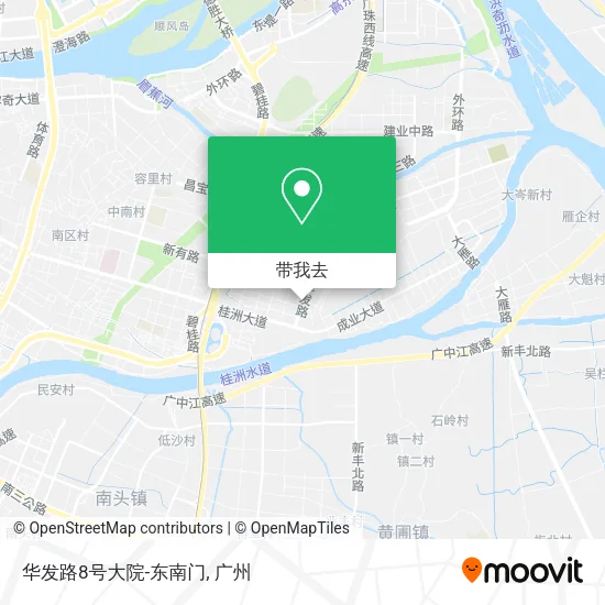 华发路8号大院-东南门地图