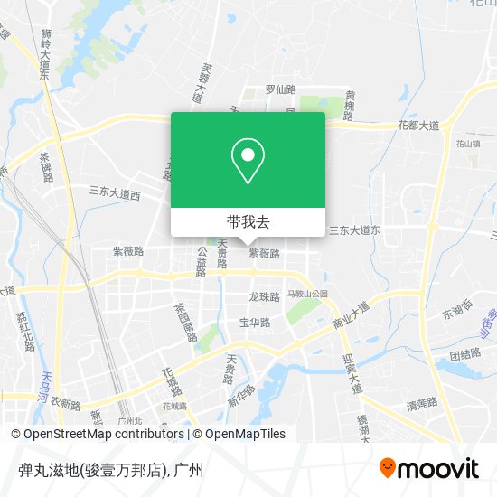 弹丸滋地(骏壹万邦店)地图