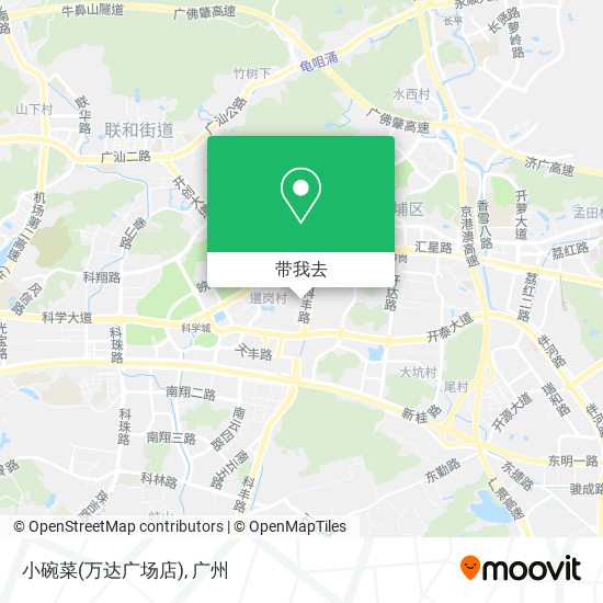 小碗菜(万达广场店)地图