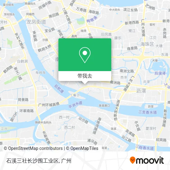 石溪三社长沙围工业区地图