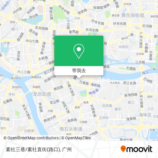 素社三巷/素社直街(路口)地图