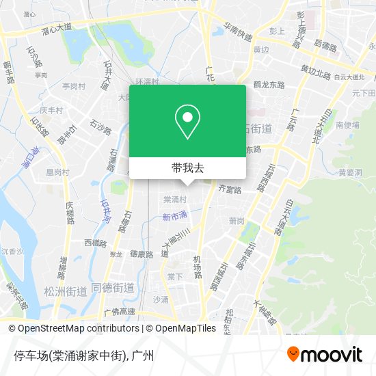 停车场(棠涌谢家中街)地图