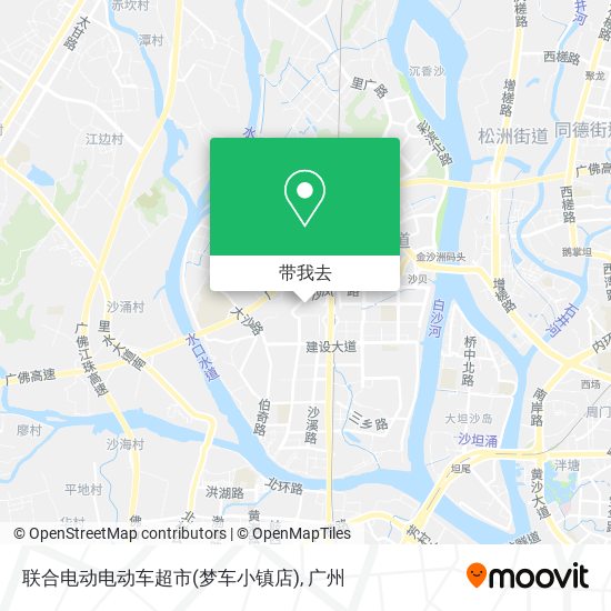 联合电动电动车超市(梦车小镇店)地图