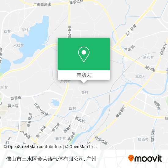 佛山市三水区金荣涛气体有限公司地图