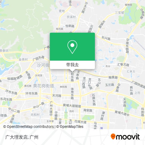 广大理发店地图