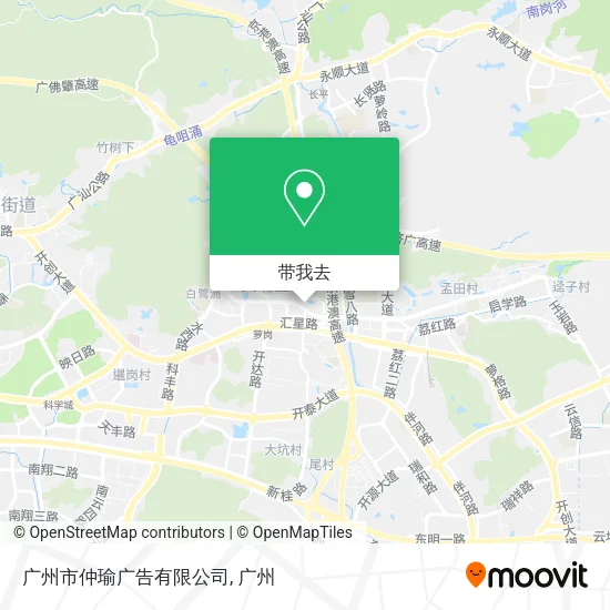 广州市仲瑜广告有限公司地图