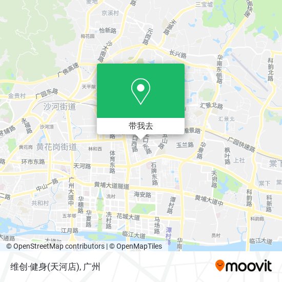 维创·健身(天河店)地图