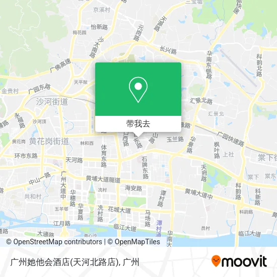 广州她他会酒店(天河北路店)地图