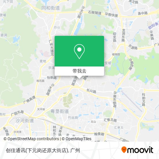 创佳通讯(下元岗还原大街店)地图