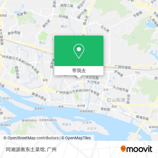 同湘源衡东土菜馆地图