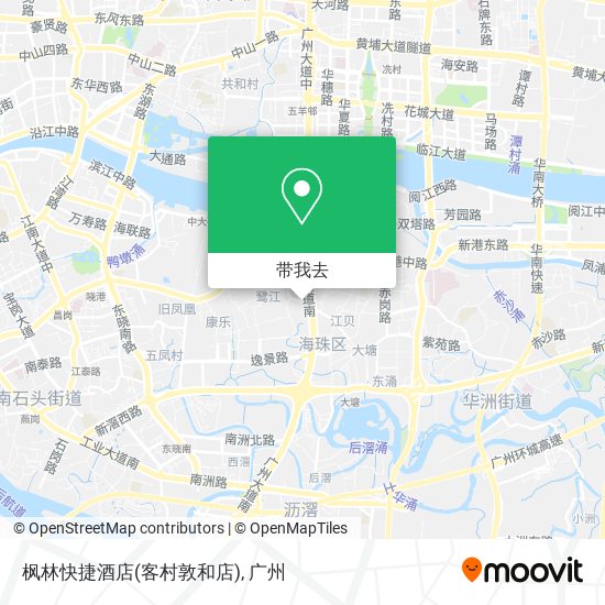 枫林快捷酒店(客村敦和店)地图