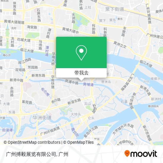 广州搏毅展览有限公司地图