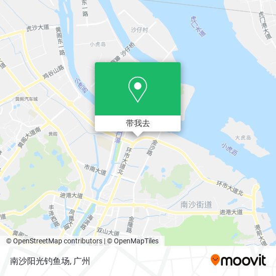 南沙阳光钓鱼场地图