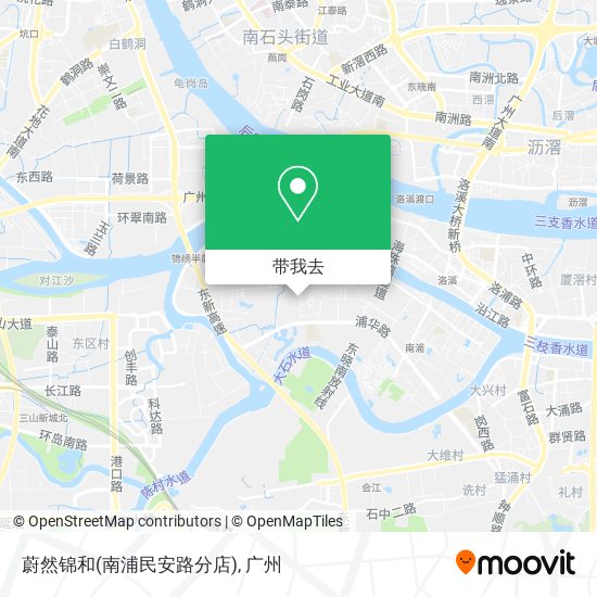 蔚然锦和(南浦民安路分店)地图